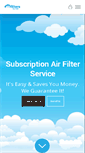 Mobile Screenshot of airfiltersbymail.com